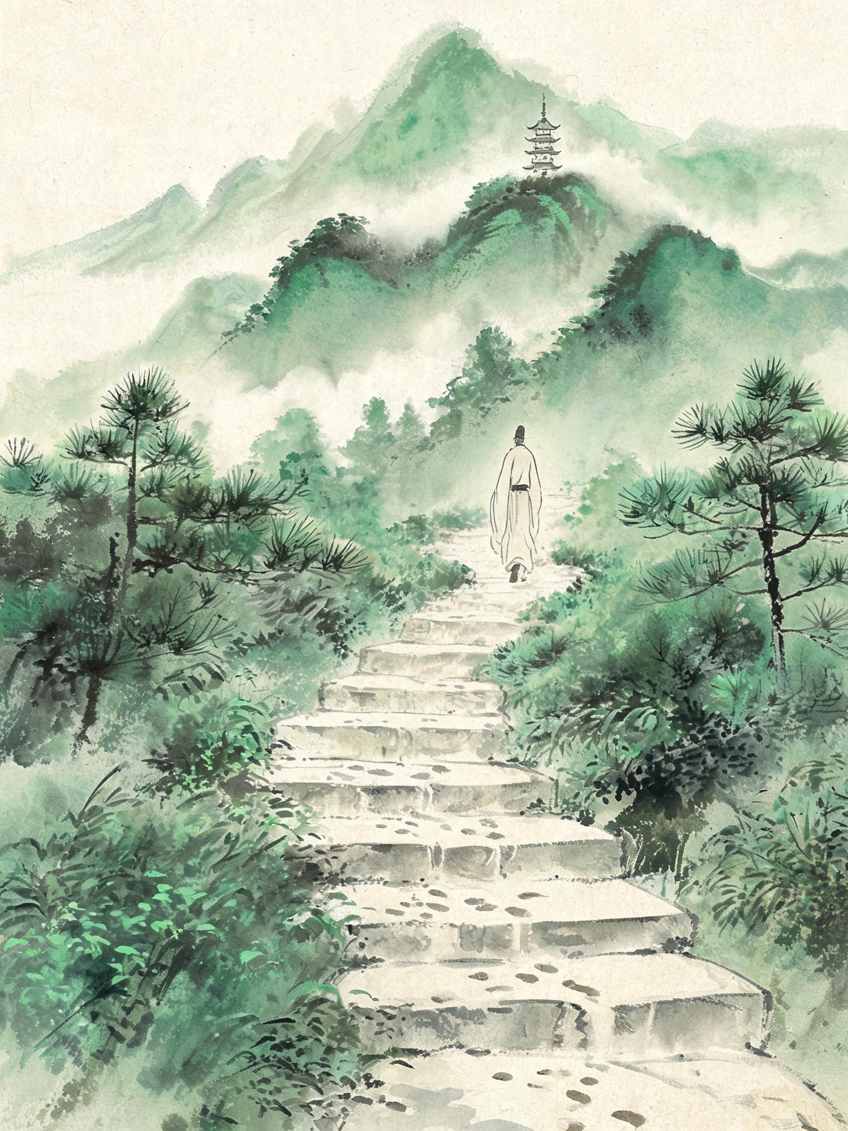 行动落地模块禅意图