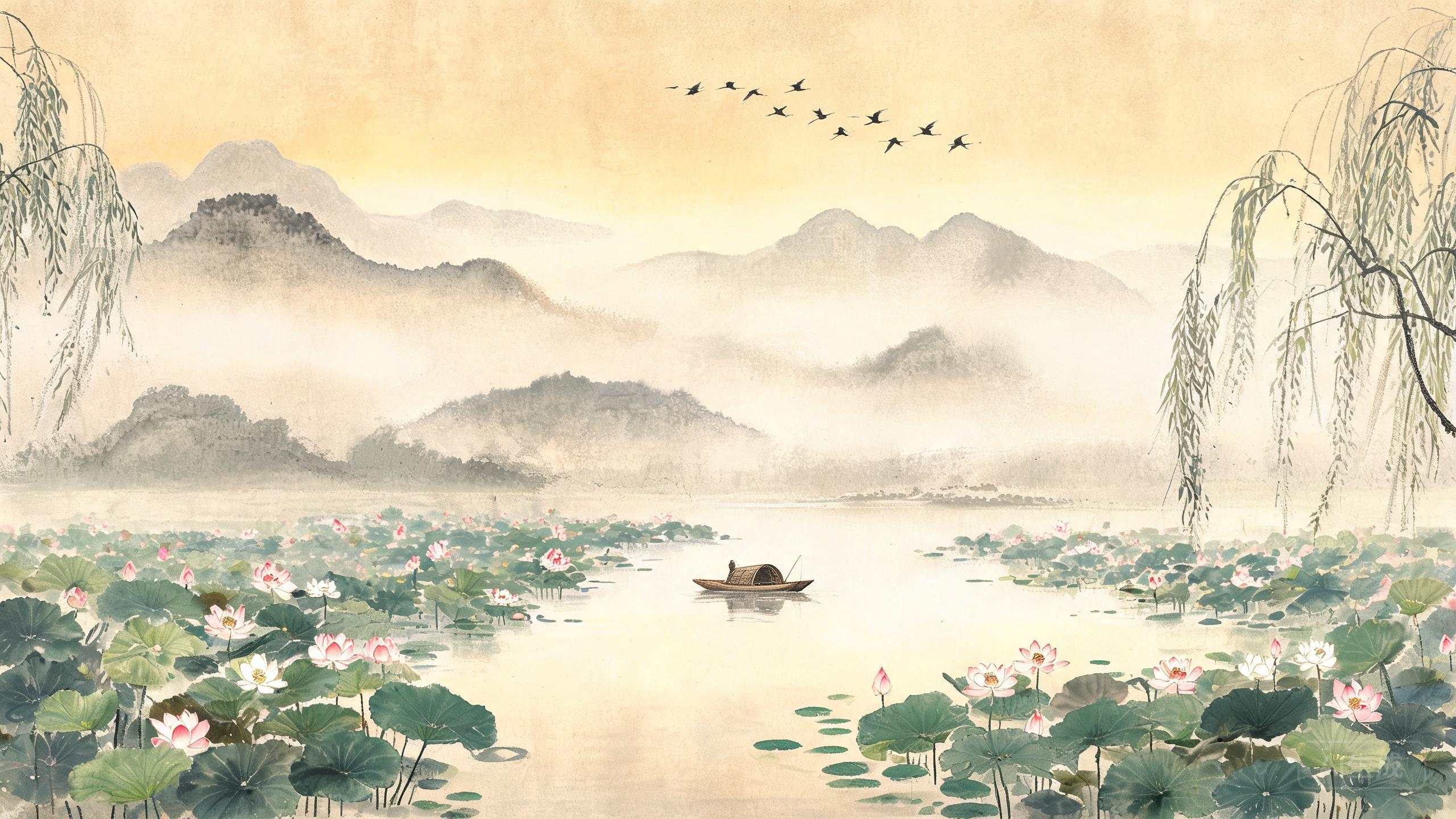禅意水墨山水